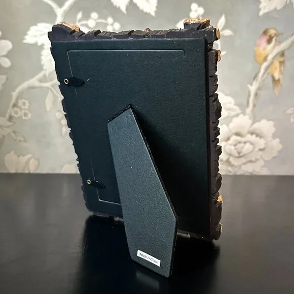 Vintage 90s “Wooden Stick” Tabletop Picture Frame for 4x6 Photo - Picture 5 of 13